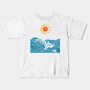 Sun and Waves Kids T-Shirt